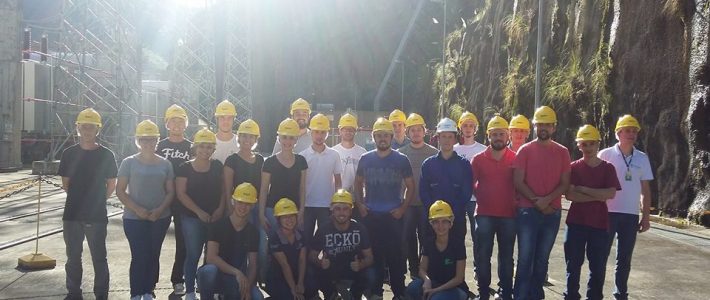 Estudantes visitam a Usina Hidrelétrica Barra Grande