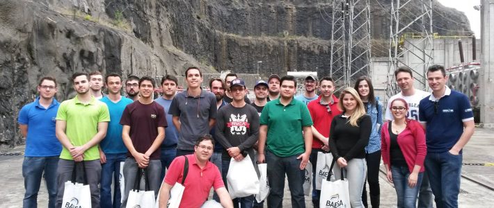 Futuros engenheiros visitam a Usina Hidrelétrica Barra Grande
